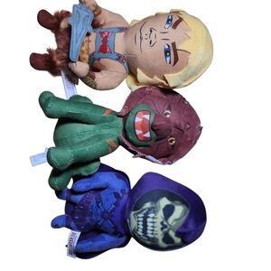 Set Of 3 Masters Of The Universe Revelation Stuffed Plush Toy 7" He-Man